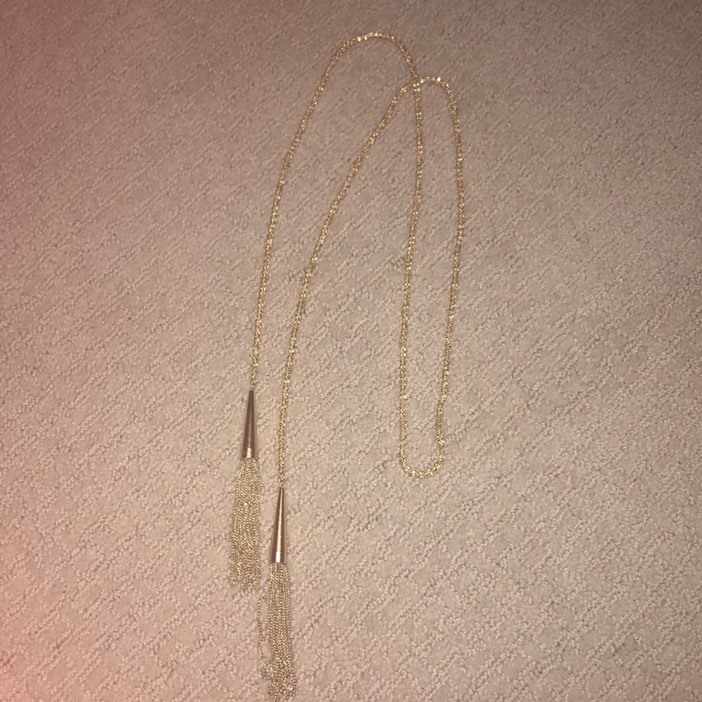 Kendra Scott Phara Lariat Necklace In Gold